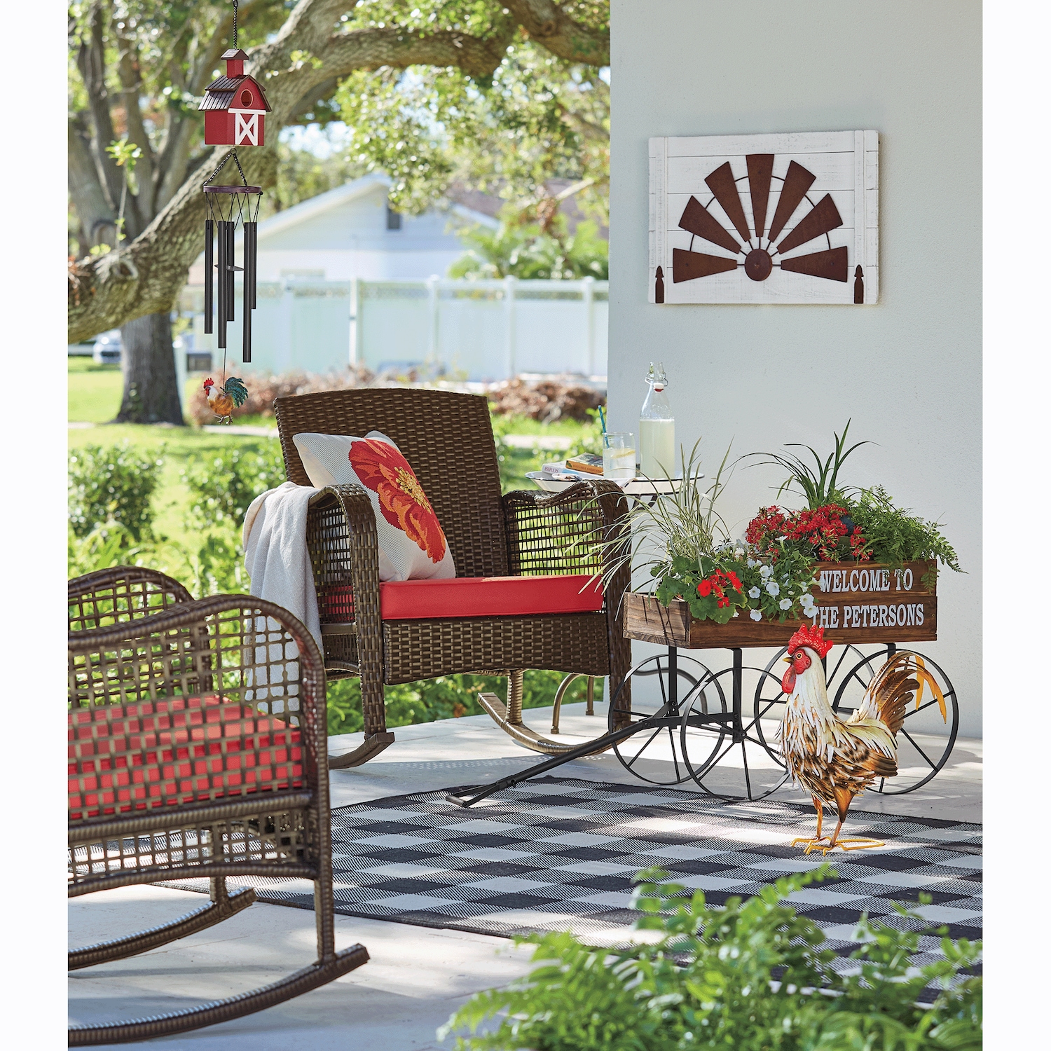 Wicker Rocking Fork Wicker Rocker | Country Door