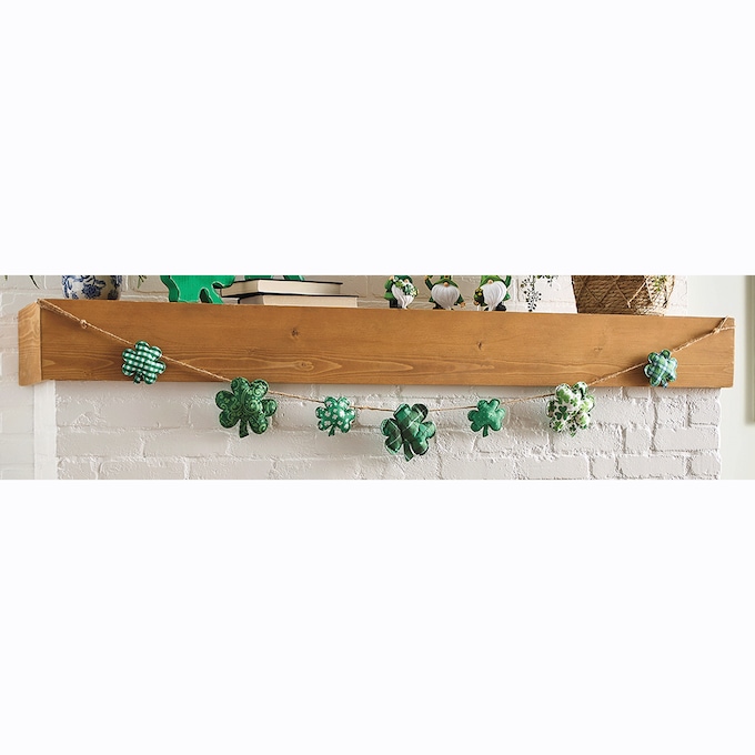 Patterned Shamrock Garland, , large