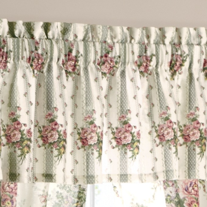 Cottage Rose Valance, , large