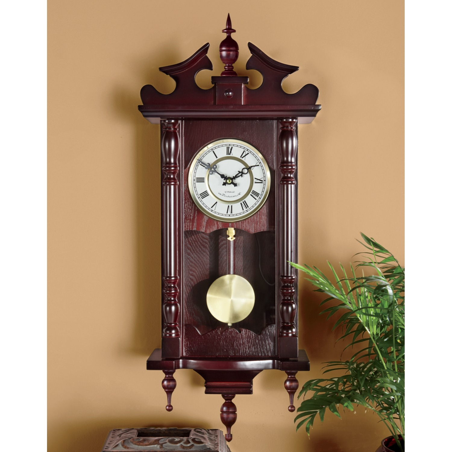 Vintage Wall Clock Country Door