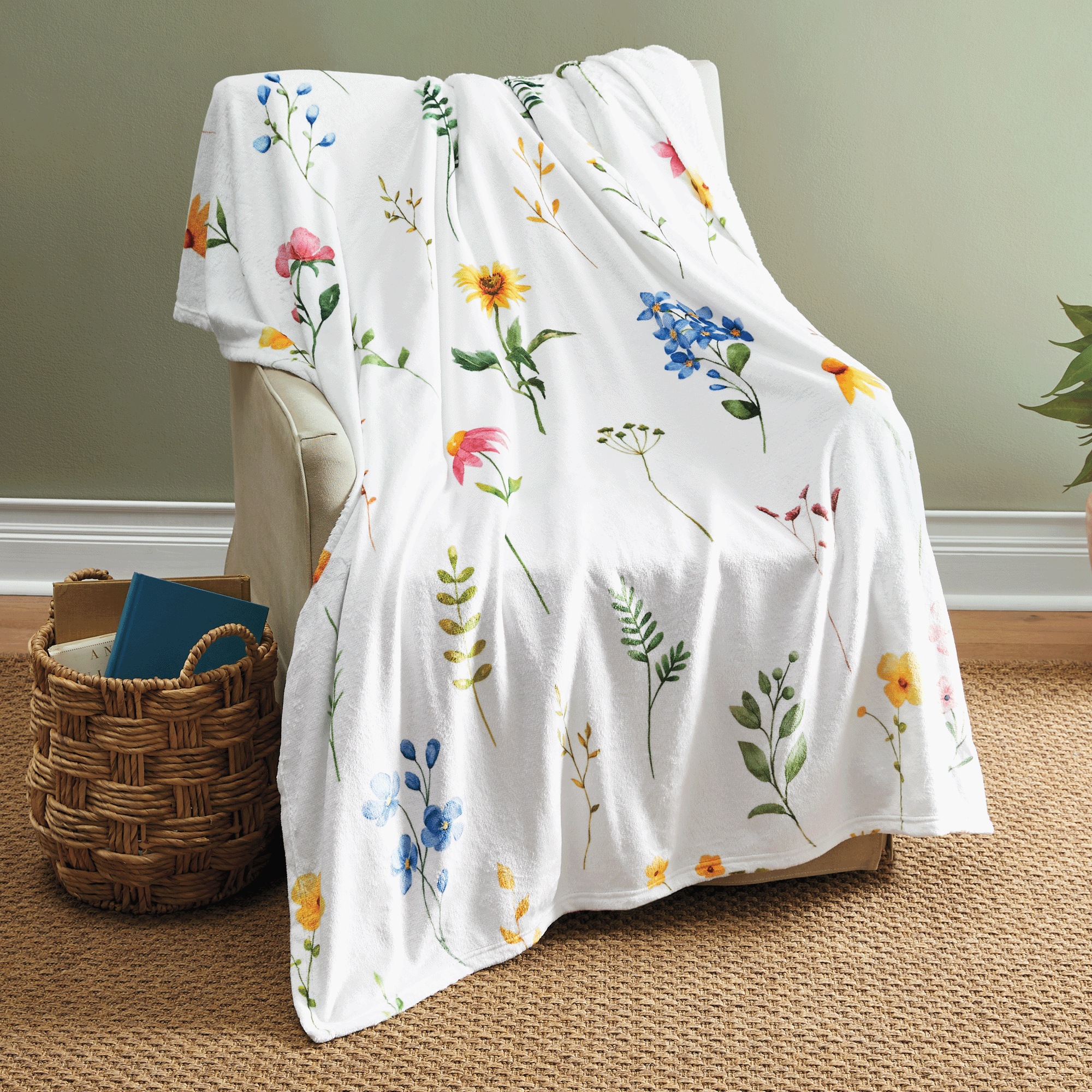 Wildflower Throw & Bootie, , large