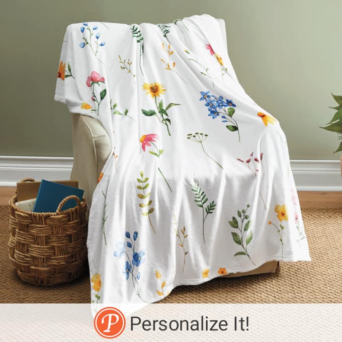 Wildflower Throw & Bootie, , large