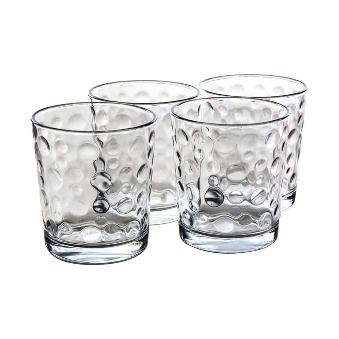 Gibson Home Great Foundations Set of 4 Double Old Fashioned Glasses, , large