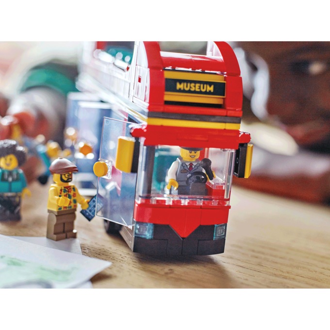 LEGO Red Double-Decker Sightseeing Bus, , large
