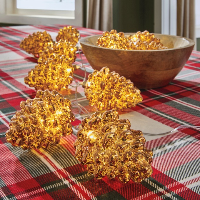Lit Glass String Lights, , large