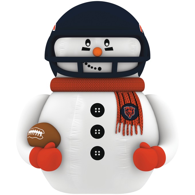 NFL Inflatable Snowman Player, , large