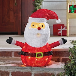 Lit Santa Lawn D&eacute;cor, , large