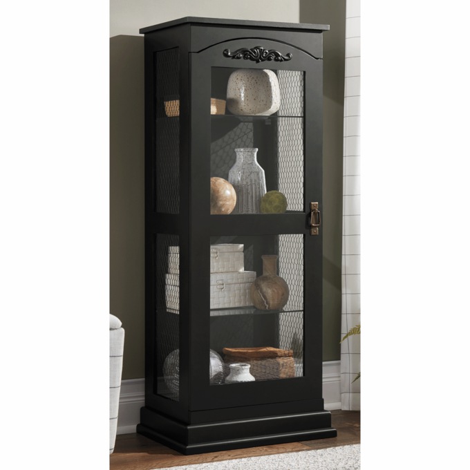 Chicken Wire Storage Curio Country Door