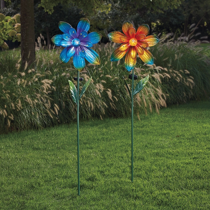 Solar 57" Floral Spinner, , large