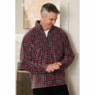 Microfleece Plaid Quarter-Zip, , large