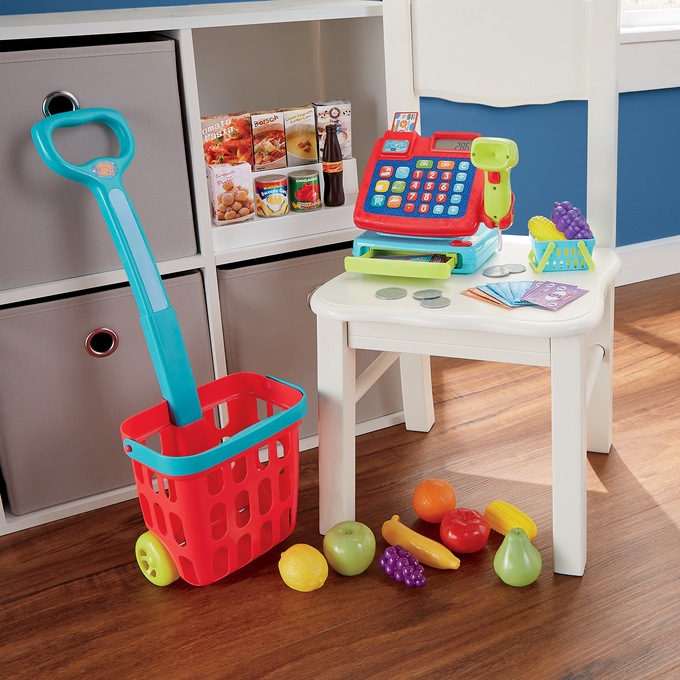 Playgo Smart Cash Register with Shopping Basket, , large