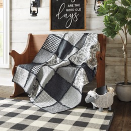 Etta Quilted Throw, , large
