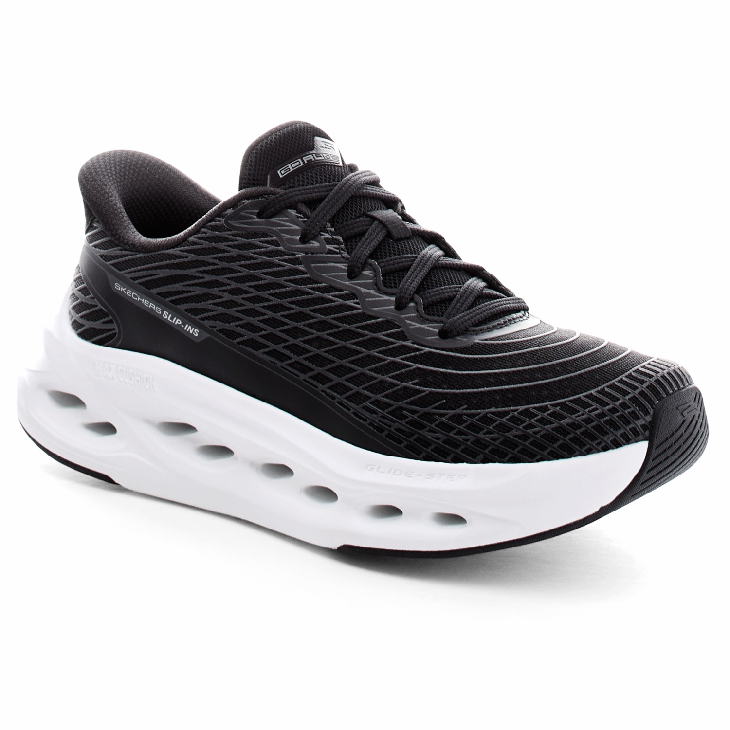 (取寄) スケッチャーズ レディース マックス クッショニニグ グライド ステップ サファイア ハンズ フリー スリップ-インス SKECHERS women Max Cushioning Glide Step Sapphire Hands Free Slip-Ins White/Multi Skechers Women's Max Cushioning Glide-Step Sapphire Slip-Ins