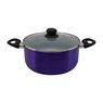 20-Piece Ceramic Metallic Cookware Set, Amethyst, large