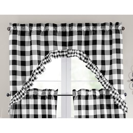 Classic Kitchen Swag Pair, Black, large