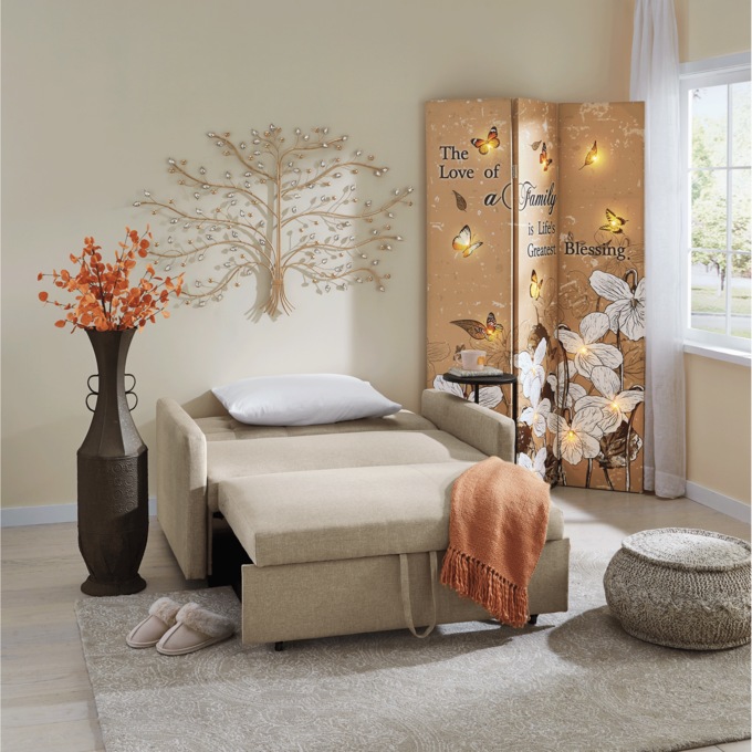 Cali Convertible Sleeper Loveseat, , large