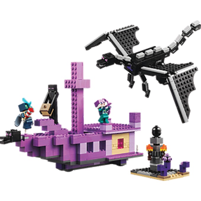 LEGO Minecraft Ender Dragon & Ship, , large