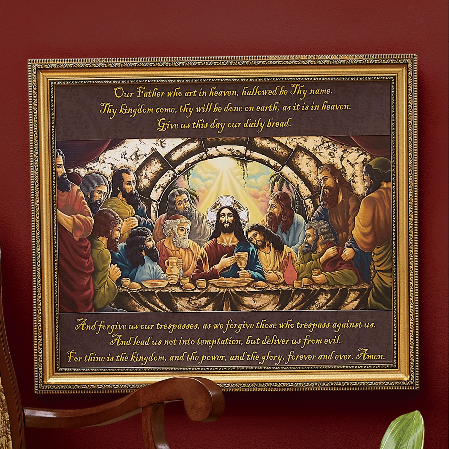 Lord S Prayer Last Supper Wall Art Country Door