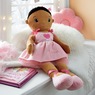 25" Plush Ballerina Doll, Black, large