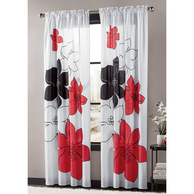 Melina Floral Single Panel, , large