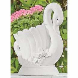 Swan Planter, , large