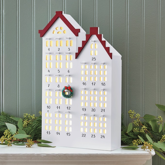 Christmas Cottage Countdown D&eacute;cor, Multi, large