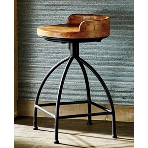 Blake Wood Counter Stool, , large