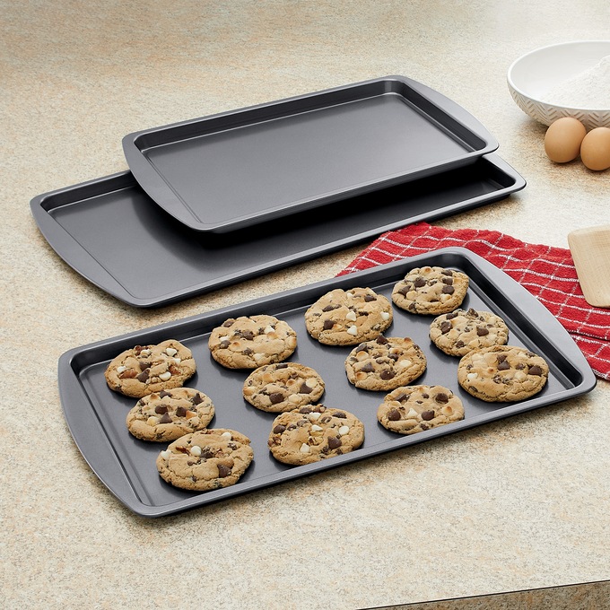 3-Piece Baking Sheet Set, , large