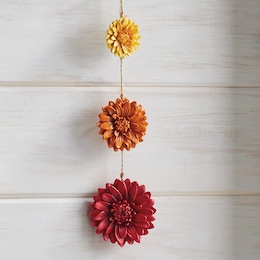 Set of 3 Hanging Mums, , large