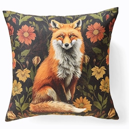 Fall Fox Decorative Accent Pillow, , large