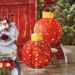 Lit Pop-Up Christmas Ornament D&eacute;cor, , large