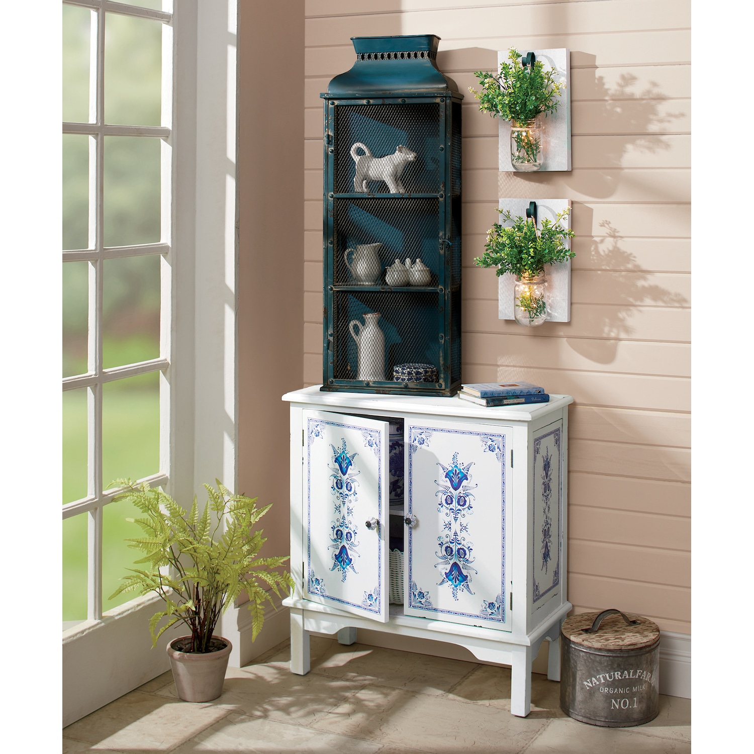 Rustic Colored Medicine Cabinet Country Door