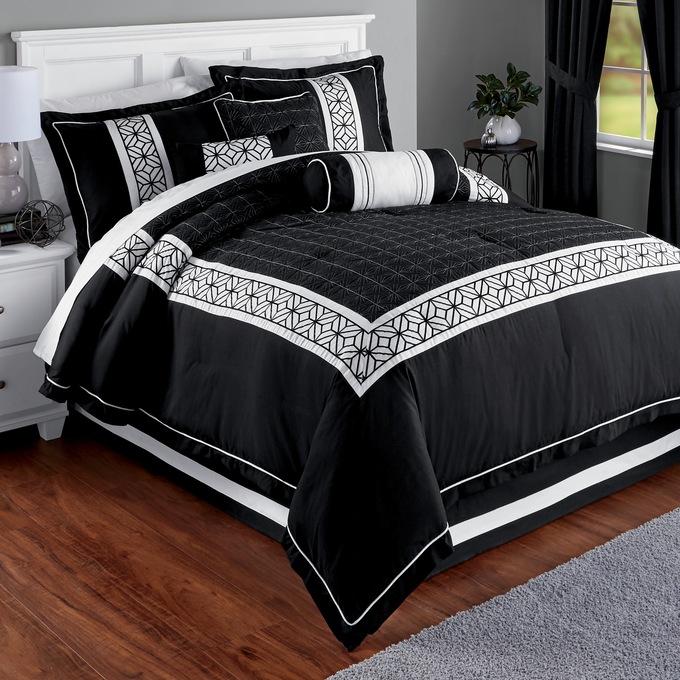 Luxe Embroidered 7-Piece Bed Set, , large