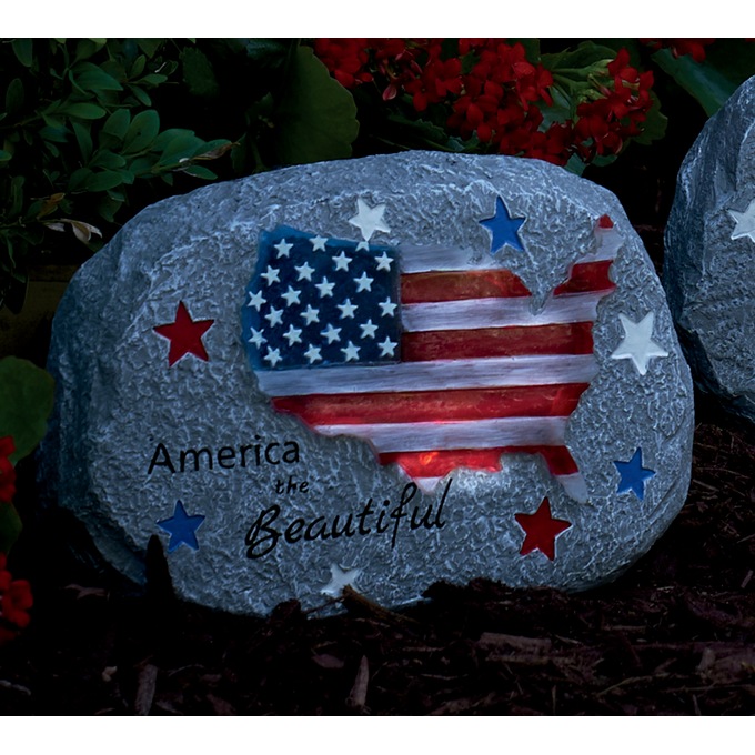 Solar Patriotic Stepping Stone, , large
