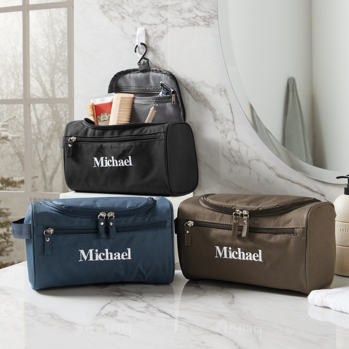 Personalized Men's Toiletry Bag, , large