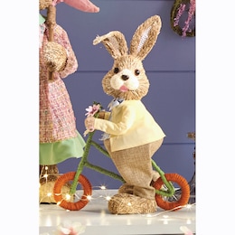 Sisal Bunny on Bicycle, , large