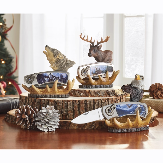 Wildlife Knife with Stand, , large