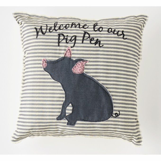 Sassy Farm Friends Pillow, , large