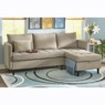 Xandor Sectional Sofa, Oat Linen, large