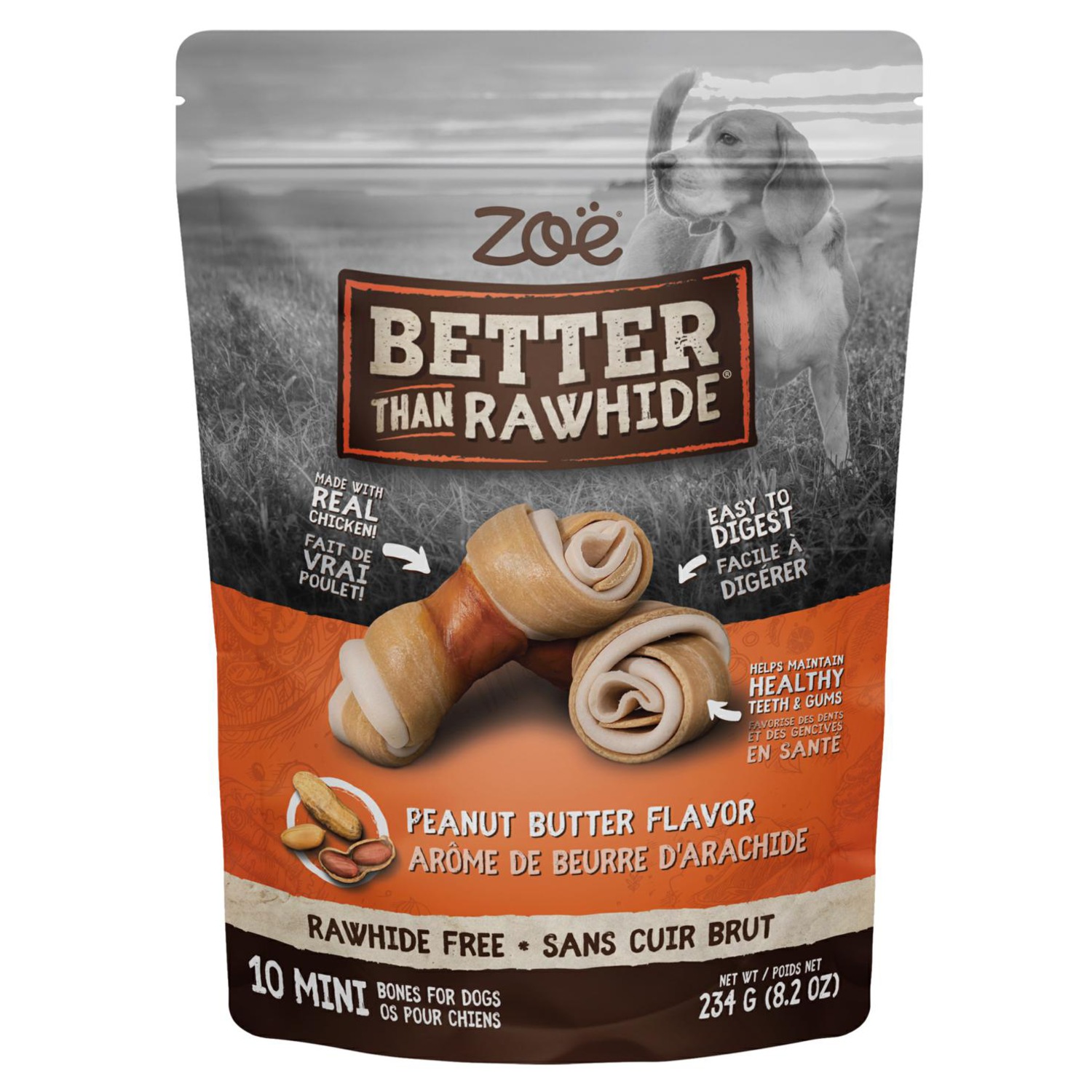 Zoë 10Pack Better Than Rawhide Mini Bones Country Door