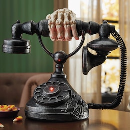 Skeleton Telephone D&eacute;cor, , large