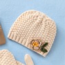 Knit Flower Hat, , large
