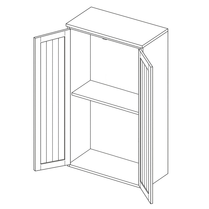 Stacking Cabinet, Walnut, large