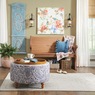 Adabelle Floral Chair and Ottoman, , large