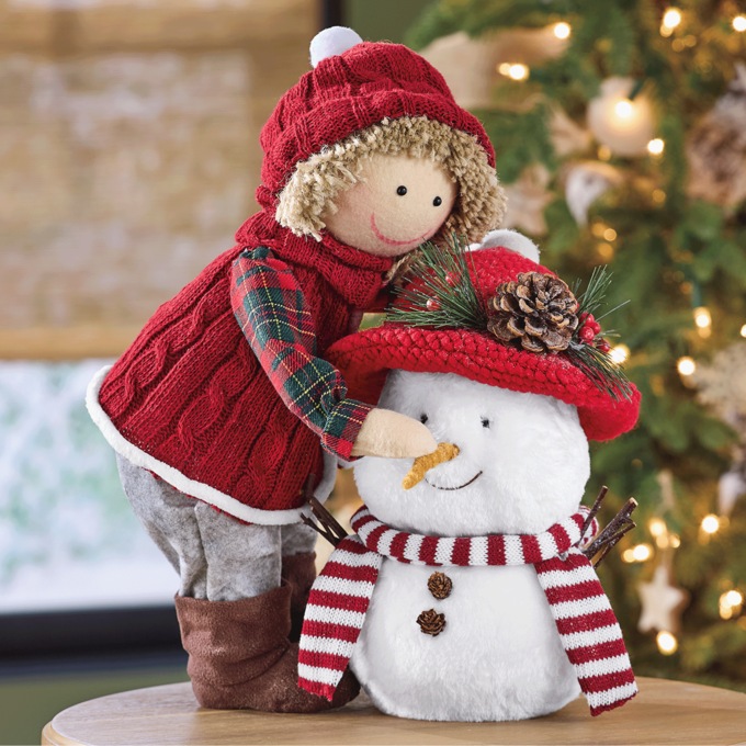Snowman Love Figurine, , large
