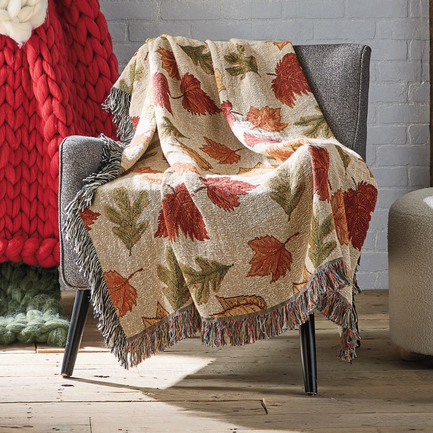 Leaves of Fall Throw | Country Door