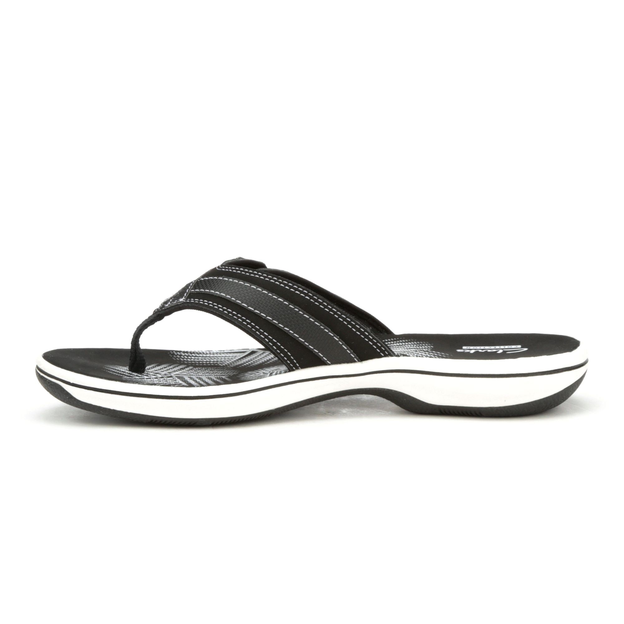 clarks breeze sea black patent