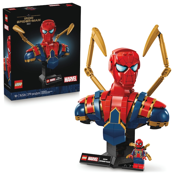 LEGO Marvel Iron Spider-Man Bust, , large