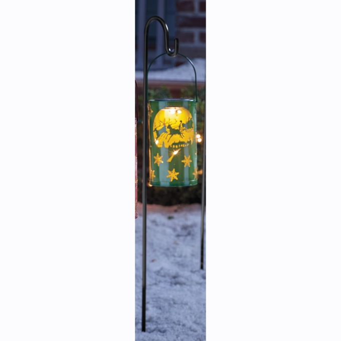 Solar Christmas Pathway Lantern, , large