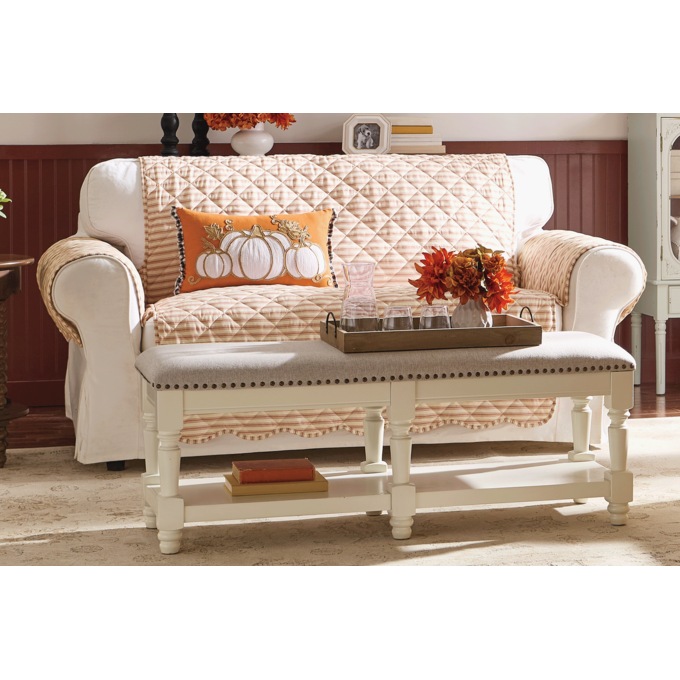 Quilted Reversible Furniture Protector, , large